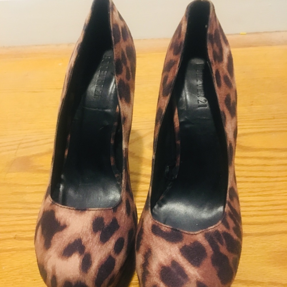 Cheetah print heels